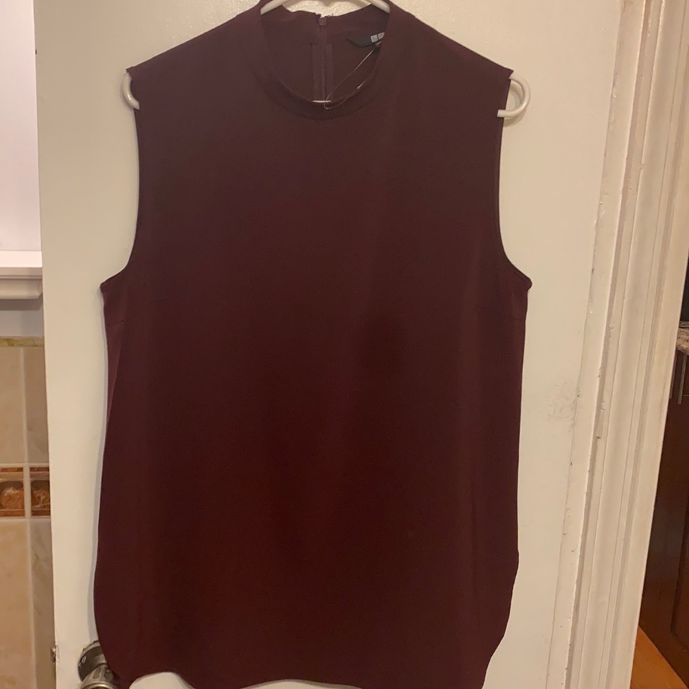 Mock neck blouse